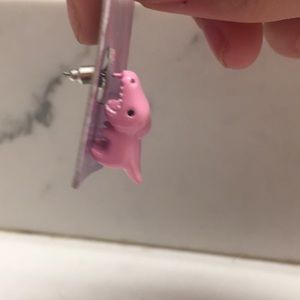 Hot topic  earrings dinasour super cute!!